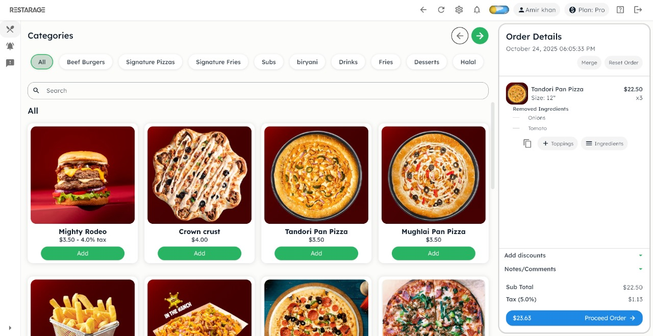 Multi-Restaurant Point of Sale SaaS